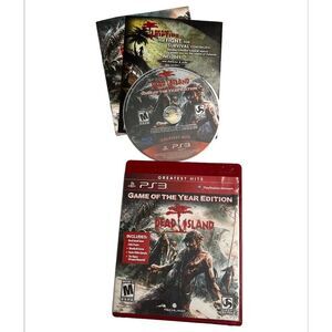 Dead Island GOTY Edition PS3 Complete‎ Action Adventure Horror Game BEB-C